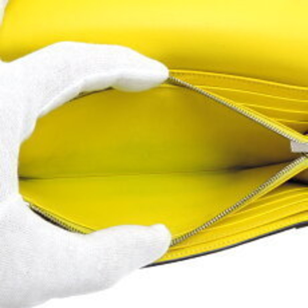 Celine Flap Multifunction Long Wallet Gray Leather - image 7